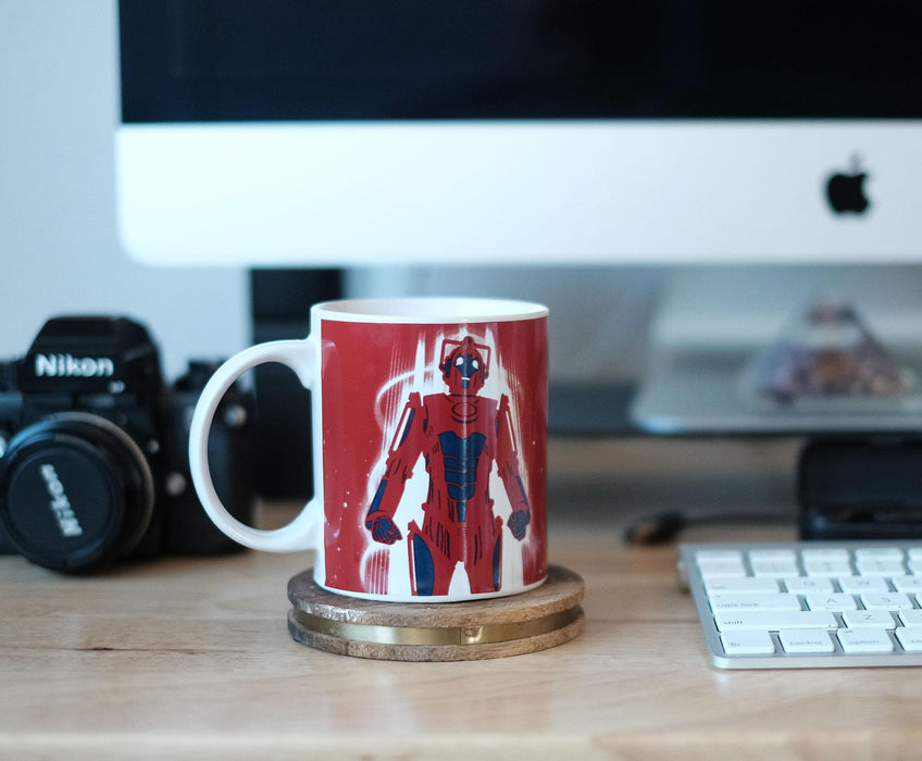 Doctor Who - Red Cyberman Ceramic Coffee Mug