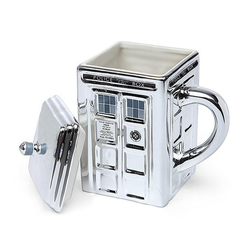 Doctor Who - Chrome Tardis Ceramic Mug product image 1 of 4