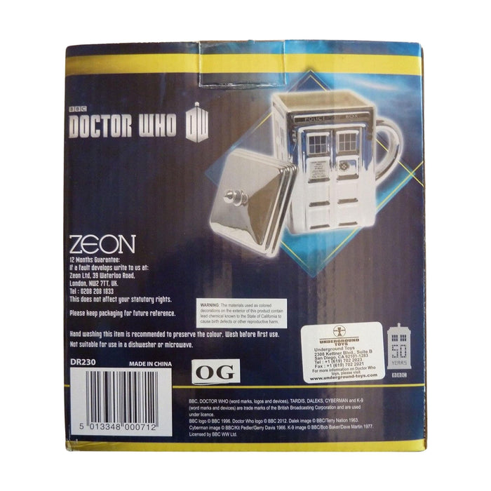 Doctor Who - Chrome Tardis Ceramic Mug