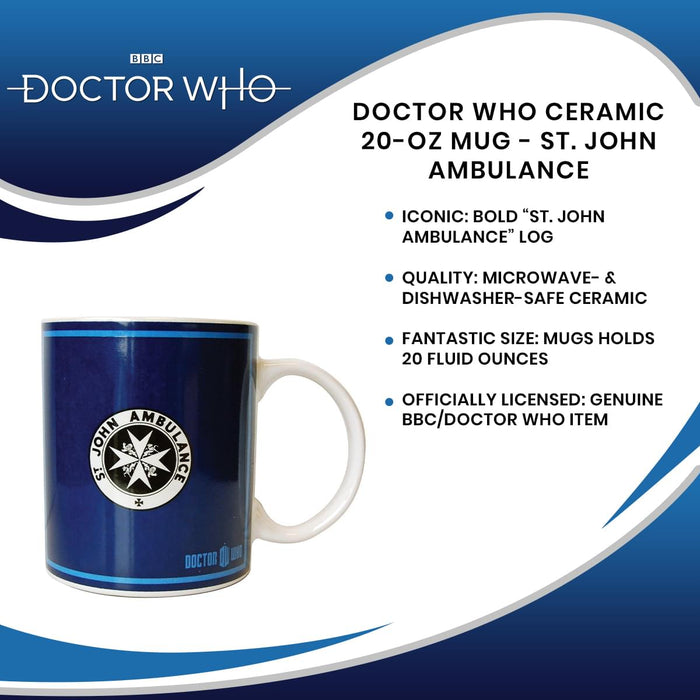 Doctor Who - Ceramic 20-Oz Mug - St. John Ambulance