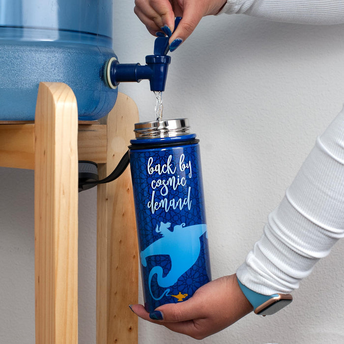 Aladdin - Genie Back by Cosmic Demand 18oz Canteen