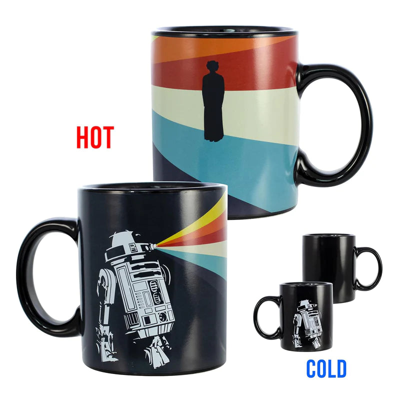 Star Wars - R2-D2 Heat Reveal Leia 11oz Ceramic Coffee Mug product image 1 of 4