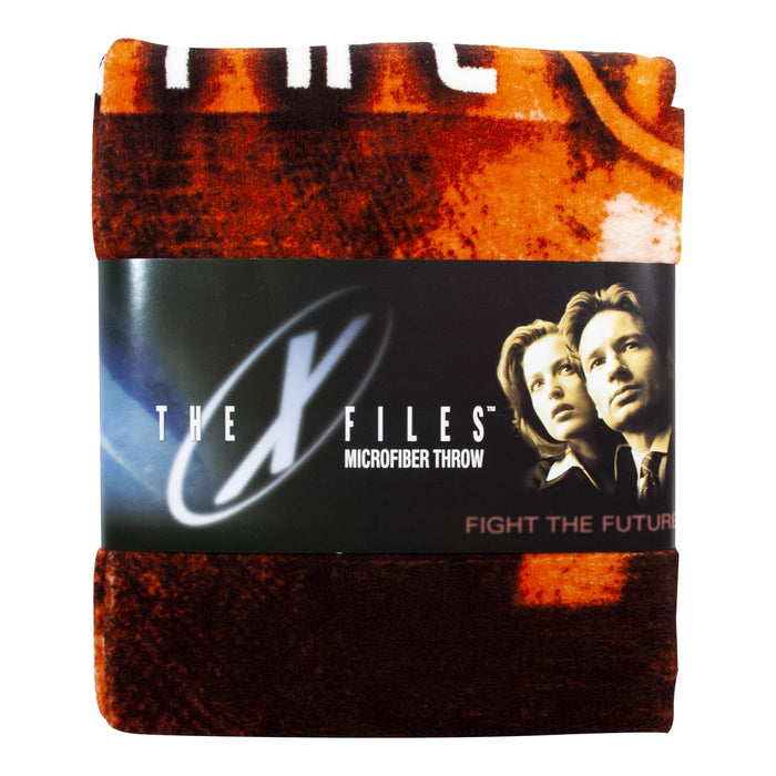 X-Files Logo Lightweight Fleece Blanket | 50 x 60 Inches