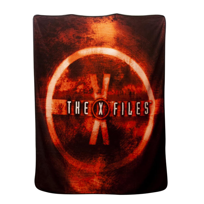 X-Files Logo Lightweight Fleece Blanket | 50 x 60 Inches