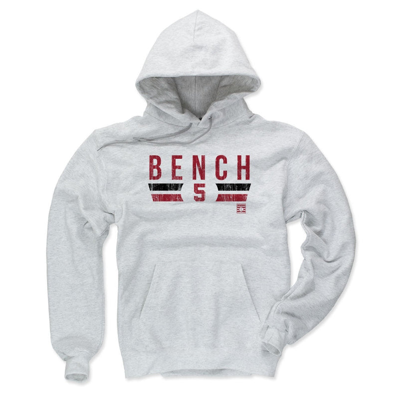 Hoodie featuring design named Johnny Bench Font R, product image 2 of 3