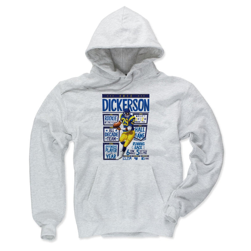 Hoodie featuring design named Eric Dickerson Stats B, product image 1 of 3