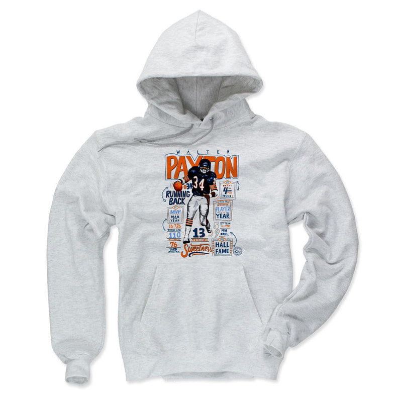 Hoodie featuring design named Walter Payton Stats, product image 2 of 3