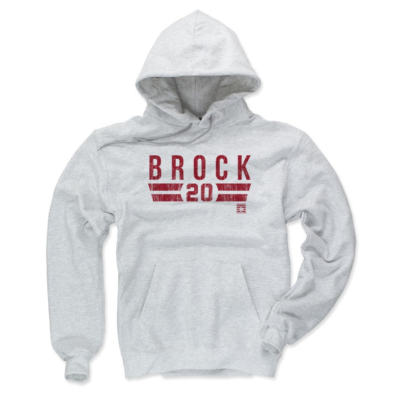 Hoodie featuring design named Lou Brock Font R, product image 2 of 3