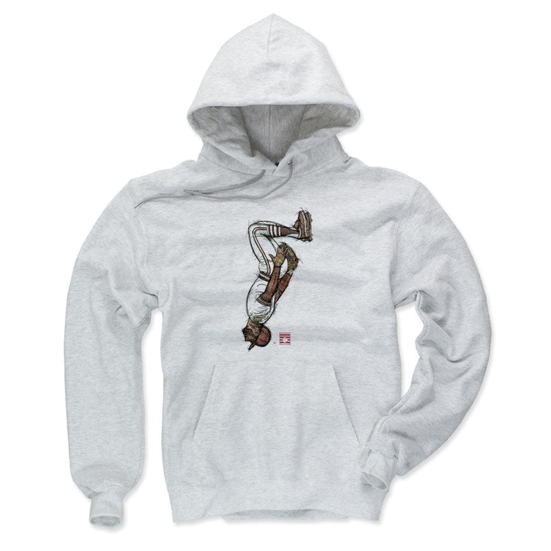 Hoodie featuring design named Ozzie Smith Sketch Backflip R, product image 1 of 3