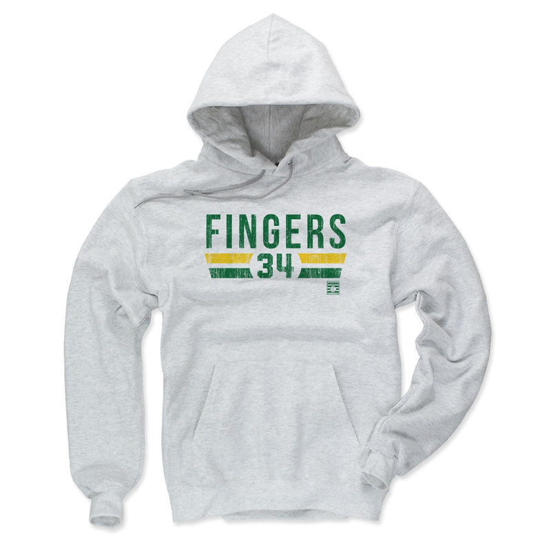 Hoodie featuring design named Rollie Fingers Font G, product image 3 of 3
