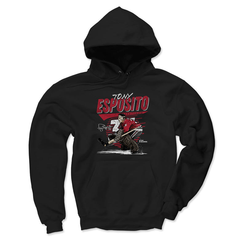 Hoodie featuring design named Tony Esposito Chicago Comet WHT, product image 2 of 2