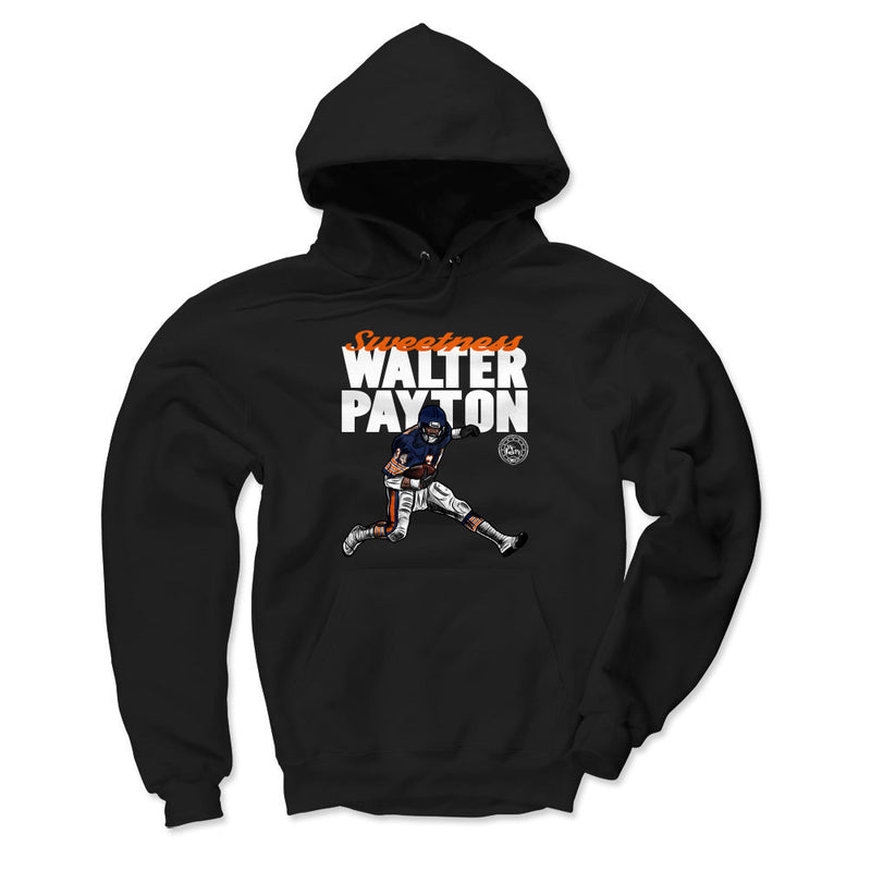 Hoodie featuring design named Walter Payton Hurdle WHT, product image 3 of 3