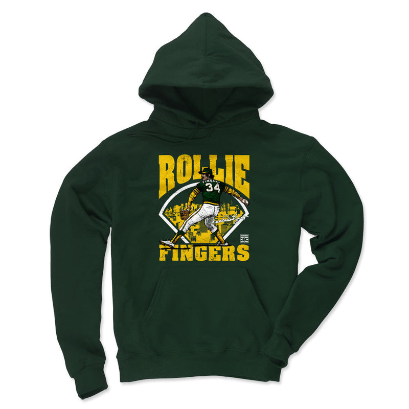 Hoodie featuring design named Rollie Fingers Field WHT, product image 2 of 2