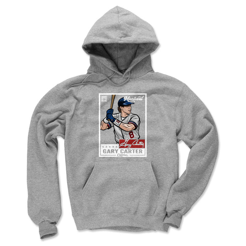 Hoodie featuring design named Gary Carter Throwback Card WHT, product image 2 of 2