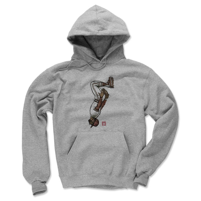 Hoodie featuring design named Ozzie Smith Sketch Backflip R, product image 2 of 3