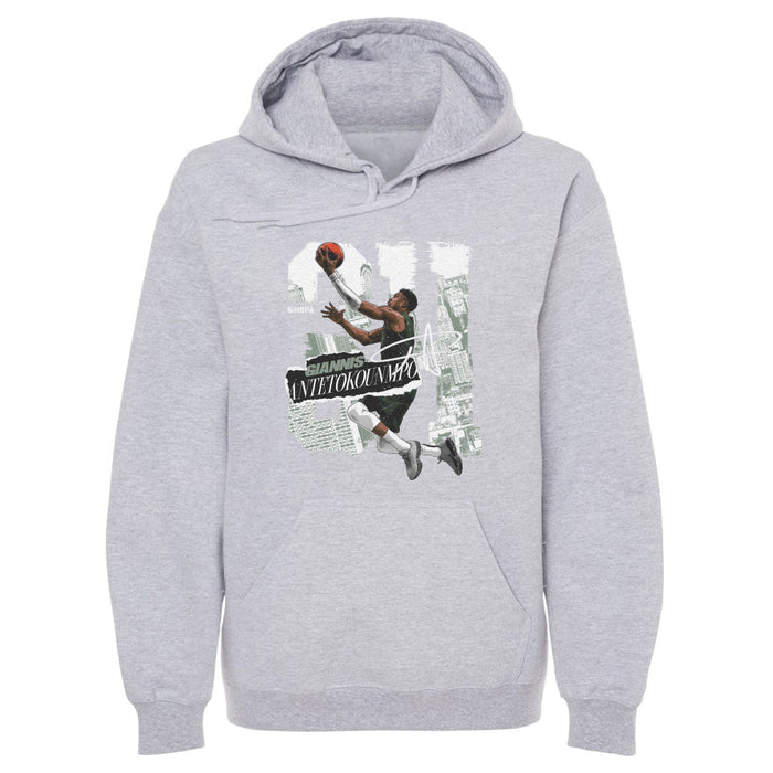 Giannis Antetokounmpo Milwaukee Rough WHT