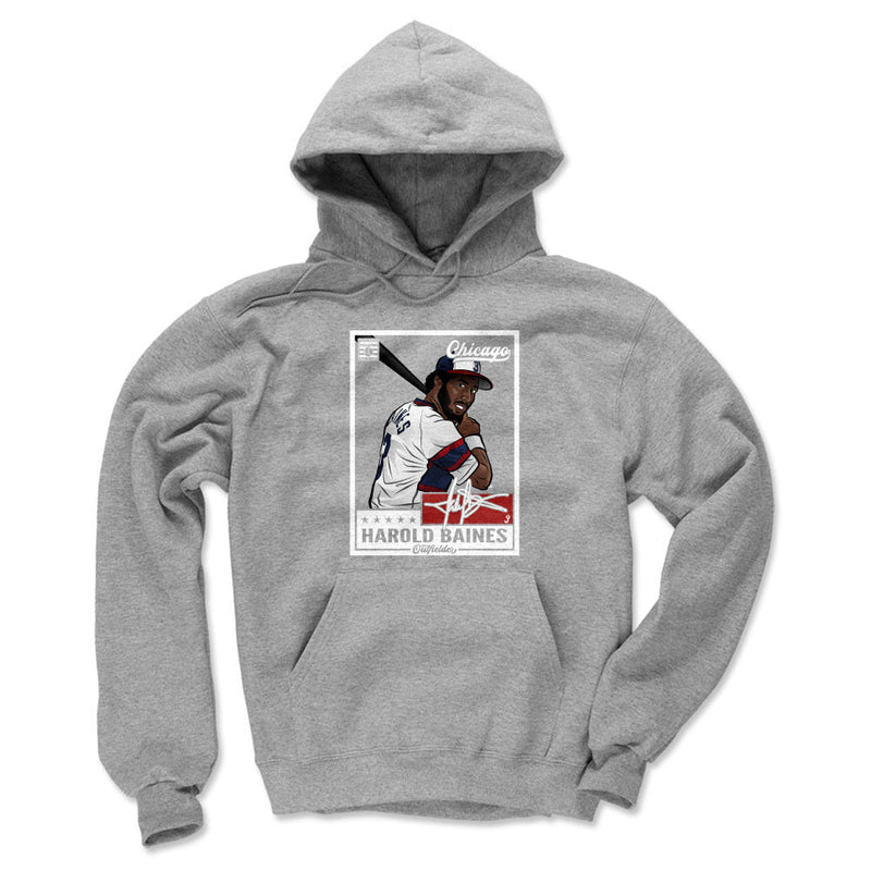 Hoodie featuring design named Harold Baines Throwback Card WHT, product image 2 of 2
