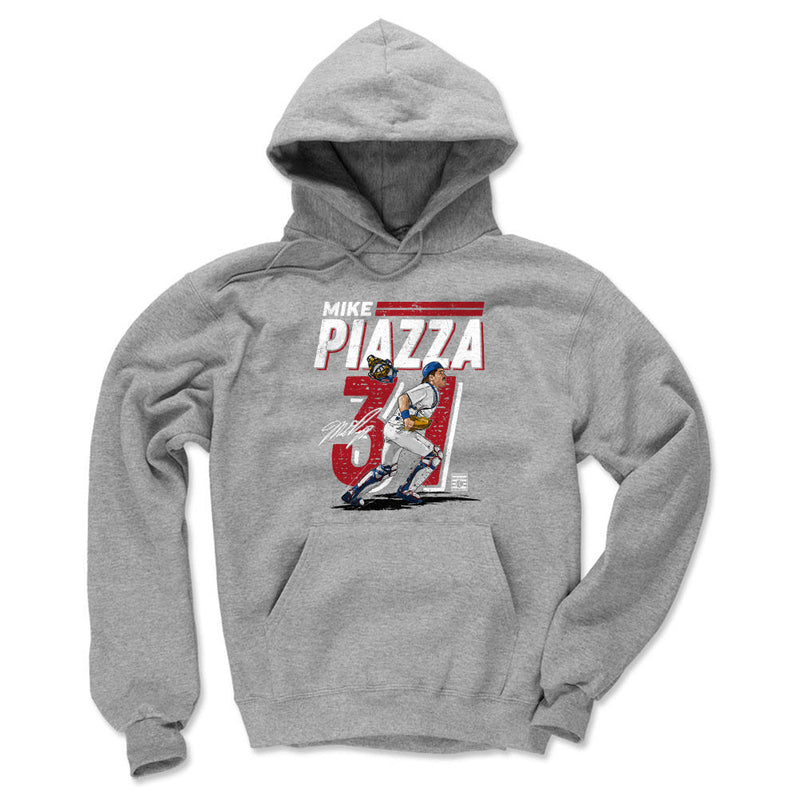 Hoodie featuring design named Mike Piazza Dash WHT, product image 2 of 2