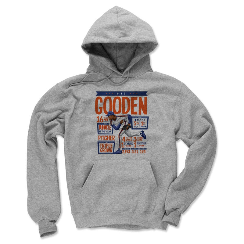 Hoodie featuring design named Dwight Gooden Pitch B, product image 2 of 3