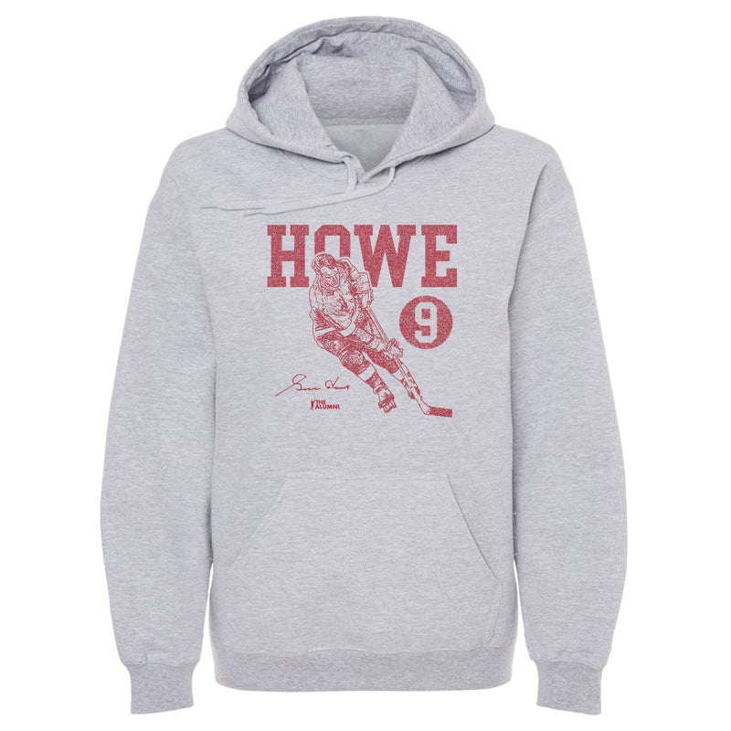 Hoodie featuring design named Gordie Howe Detroit Vinatge, product image 1 of 2