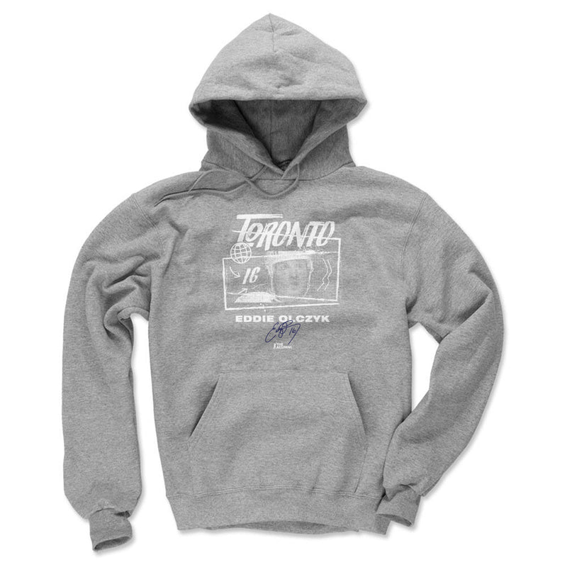 Hoodie featuring design named Eddie Olczyk Toronto Tones WHT, product image 1 of 2