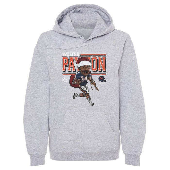Walter Payton Chicago Cartoon Santa Hat WHT