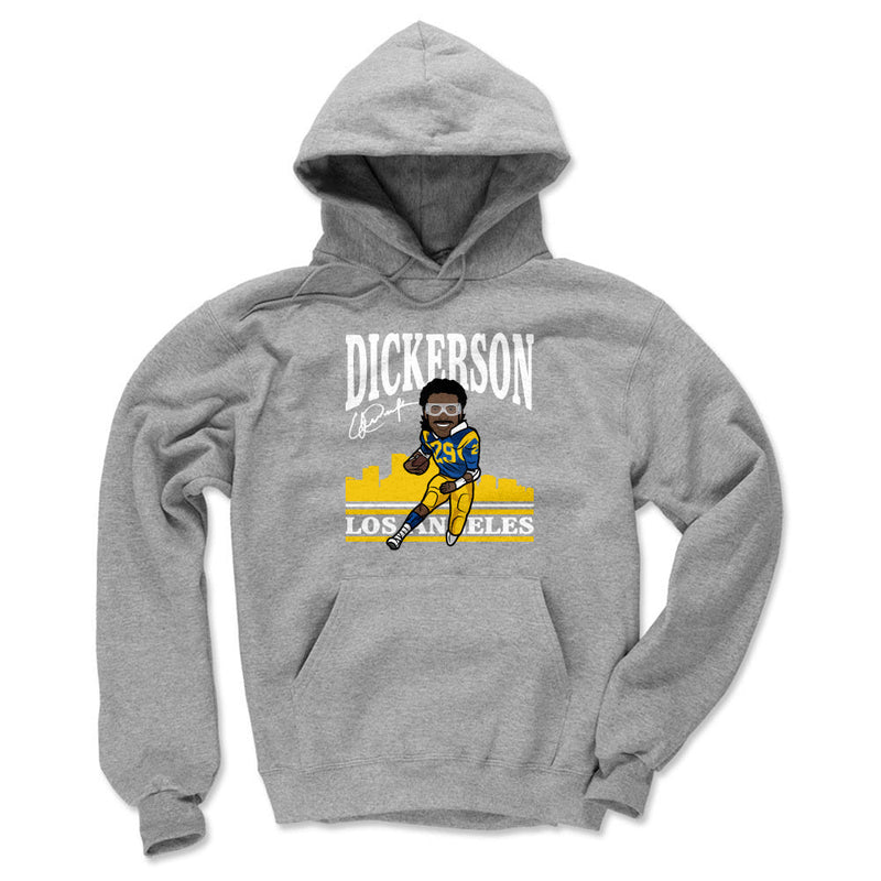 Hoodie featuring design named Eric Dickerson Toon Y WHT, product image 2 of 2