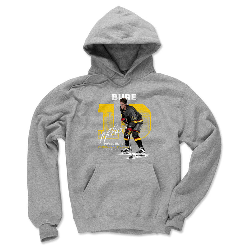 Gray Hoodie featuring design named Pavel Bure Throwback Number WHT