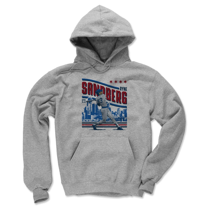 Hoodie featuring design named Ryne Sandberg Skyline B, product image 1 of 3