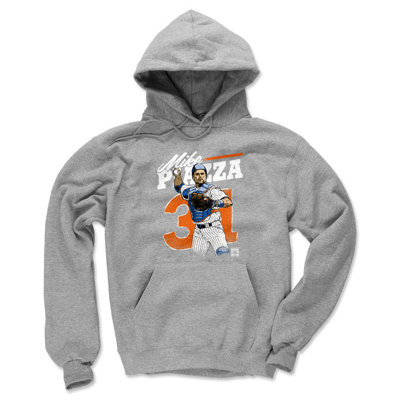 Hoodie featuring design named Mike Piazza Retro WHT, product image 2 of 2