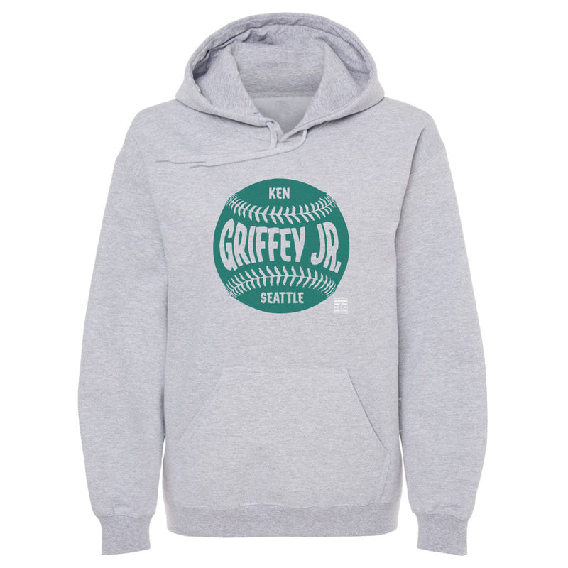 Hoodie featuring design named Ken Griffey Jr. Seattle Baseball WHT, product image 2 of 2