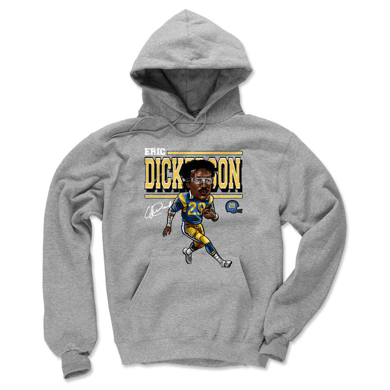 Hoodie featuring design named Eric Dickerson Cartoon WHT, product image 1 of 2