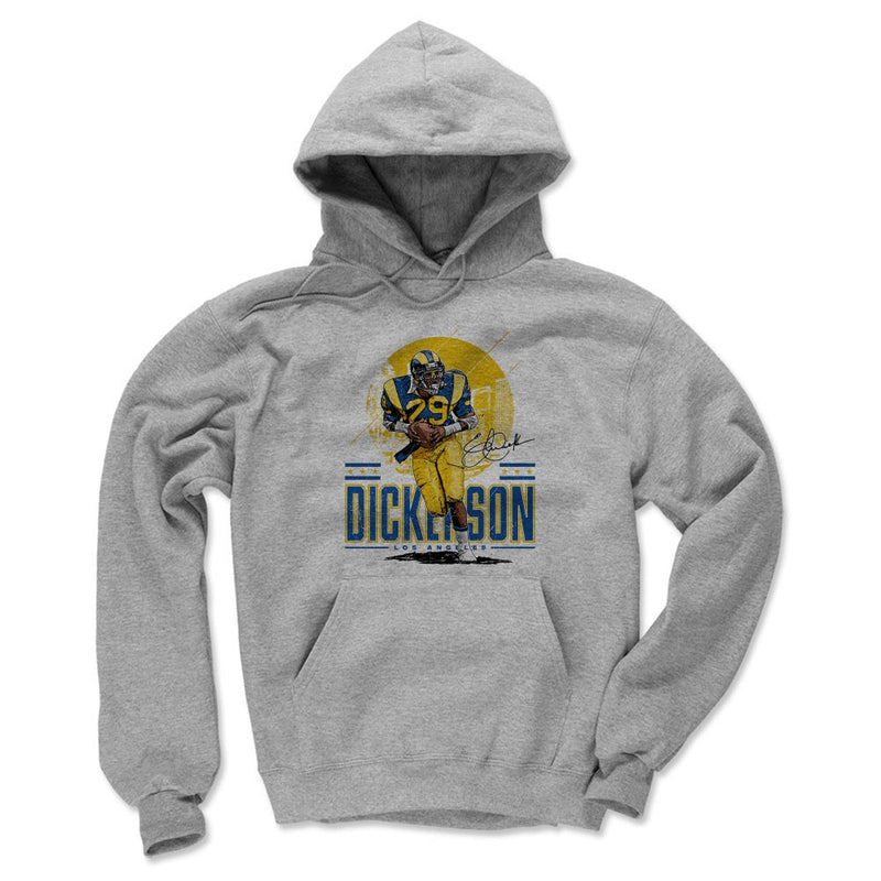 Hoodie featuring design named Eric Dickerson Los Angeles Skyline, product image 2 of 3