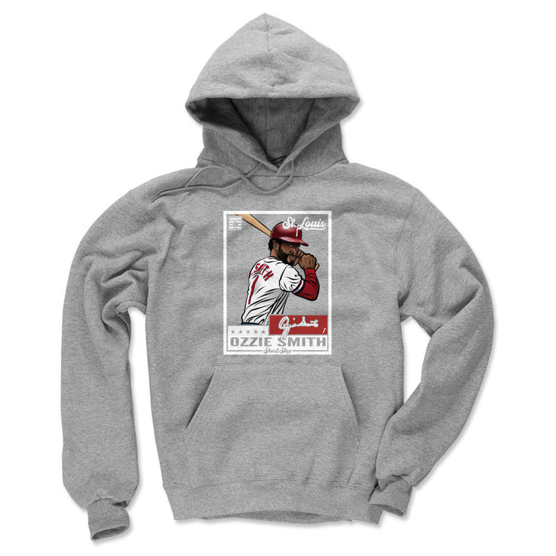 Hoodie featuring design named Ozzie Smith Card WHT, product image 2 of 2