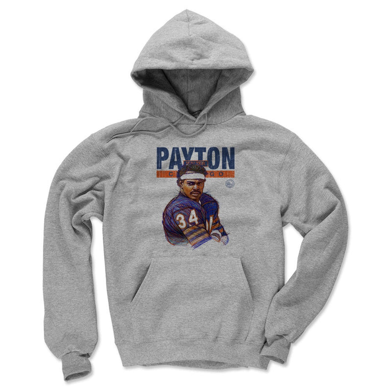 Hoodie featuring design named Walter Payton Game Face Chicago, product image 2 of 3