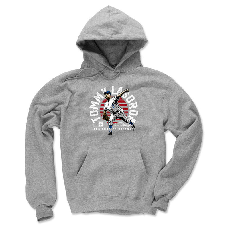 Hoodie featuring design named Tommy Lasorda Emblem WHT, product image 2 of 2