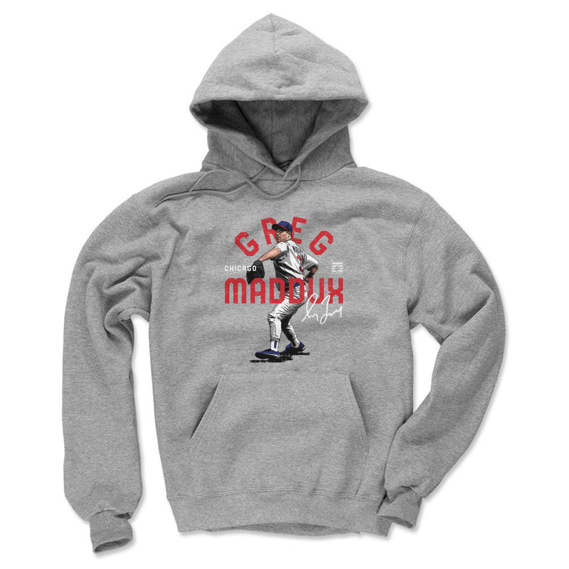 Hoodie featuring design named Greg Maddux Chicago Arc WHT, product image 2 of 2