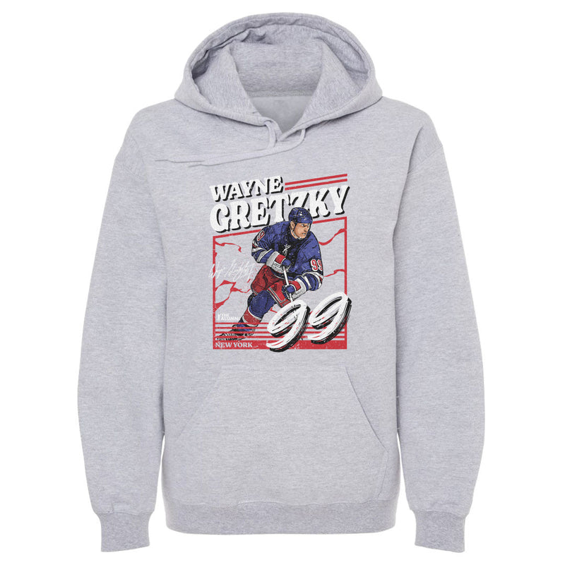Hoodie featuring design named Wayne Gretzky New York R Power WHT, product image 1 of 2