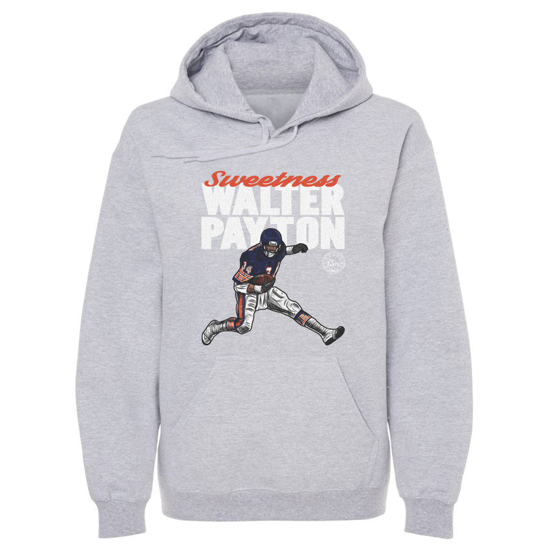 Hoodie featuring design named Walter Payton Hurdle WHT, product image 2 of 3