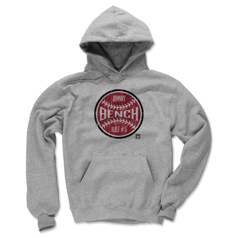 Hoodie featuring design named Johnny Bench Ball R, product image 1 of 3