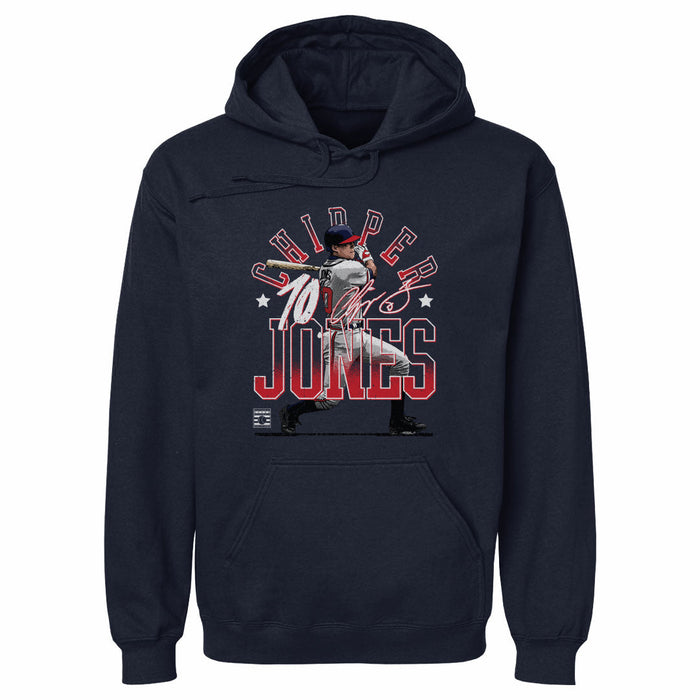 Chipper Jones Atlanta Arch WHT
