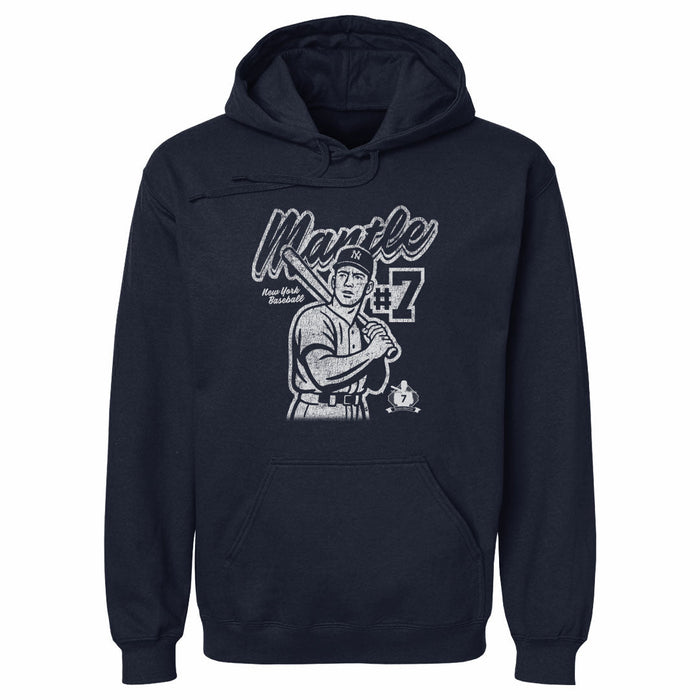 Mickey Mantle New York Y Retro WHT