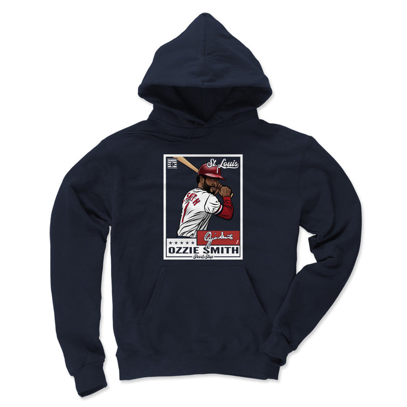 Hoodie featuring design named Ozzie Smith Card WHT, product image 1 of 2