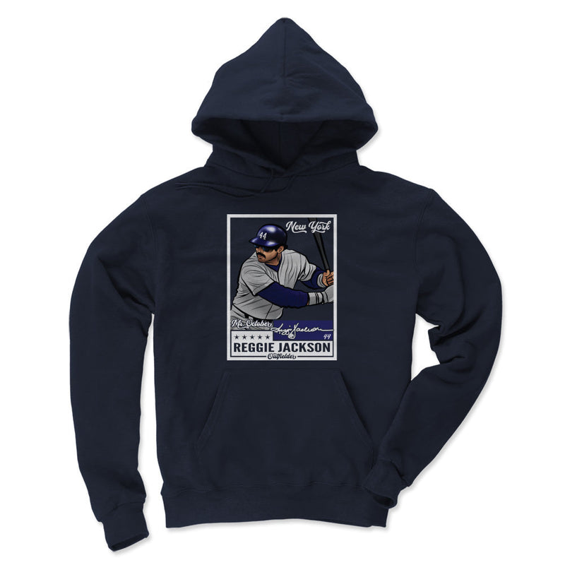 Hoodie featuring design named Reggie Jackson Throwback Card WHT, product image 1 of 2