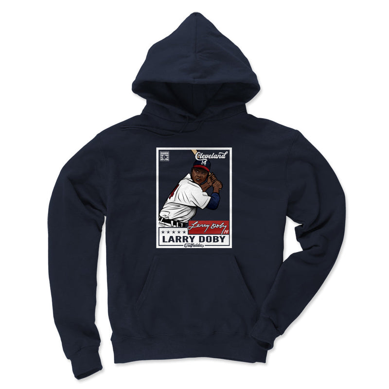 Hoodie featuring design named Larry Doby Throwback Card WHT, product image 1 of 2