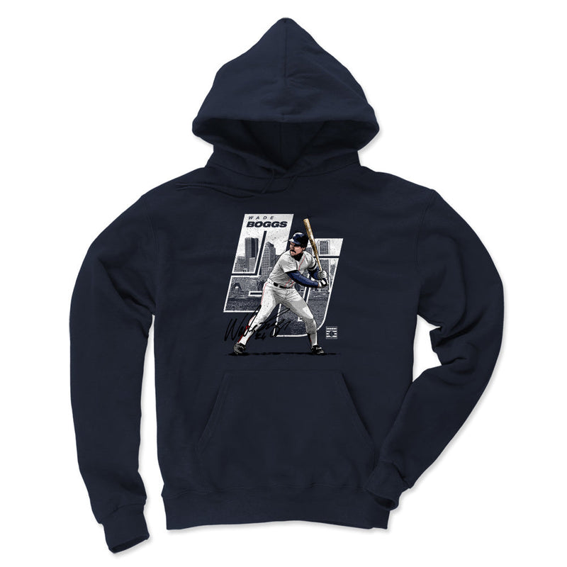 Hoodie featuring design named Wade Boggs Offset WHT, product image 1 of 2