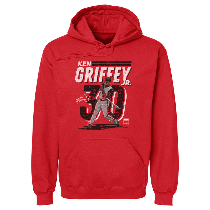 Hoodie featuring design named Ken Griffey Jr. Cincinnati Dash WHT, product image 1 of 2