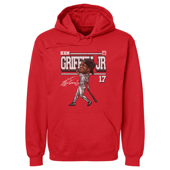 Ken Griffey Jr. Chicago W Cartoon WHT