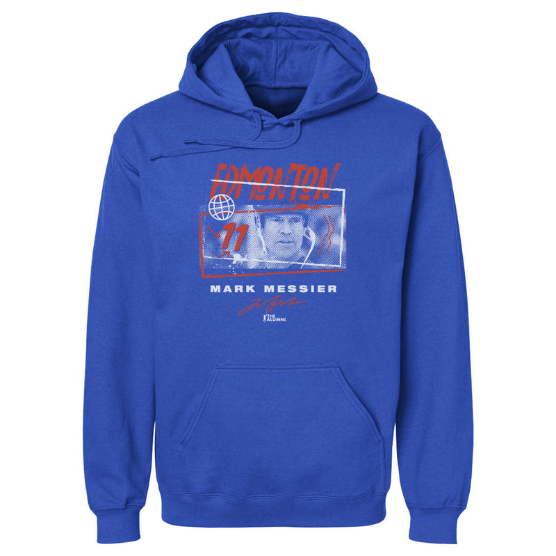 Hoodie featuring design named Mark Messier Edmonton Tones WHT, product image 1 of 2