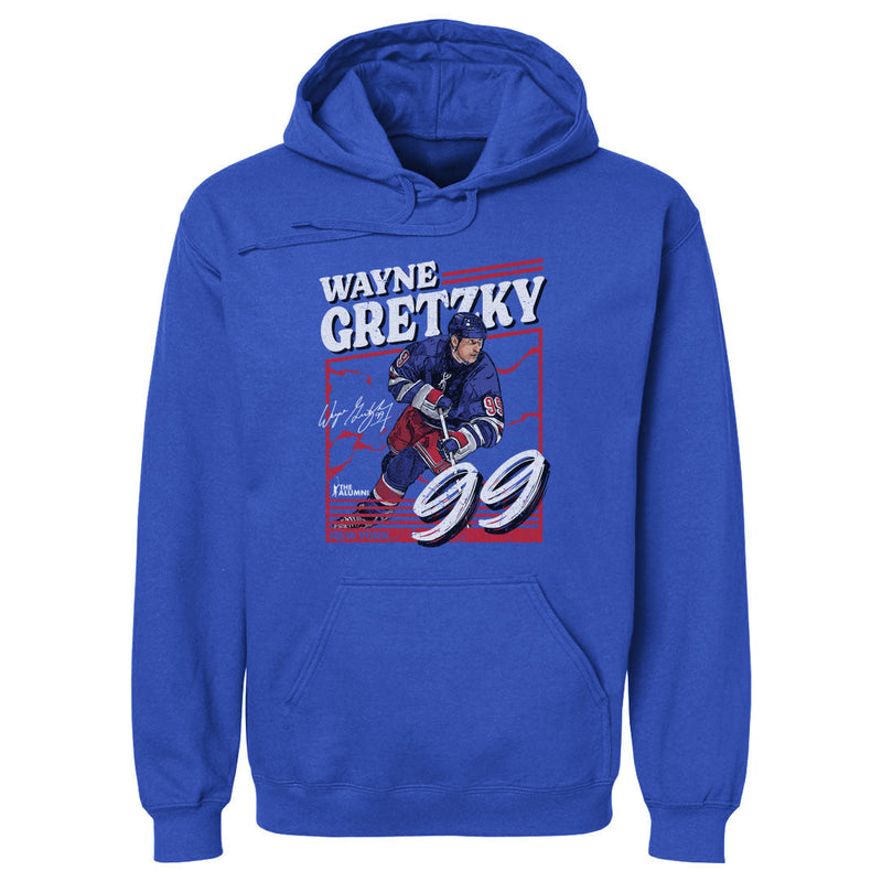 Hoodie featuring design named Wayne Gretzky New York R Power WHT, product image 2 of 2